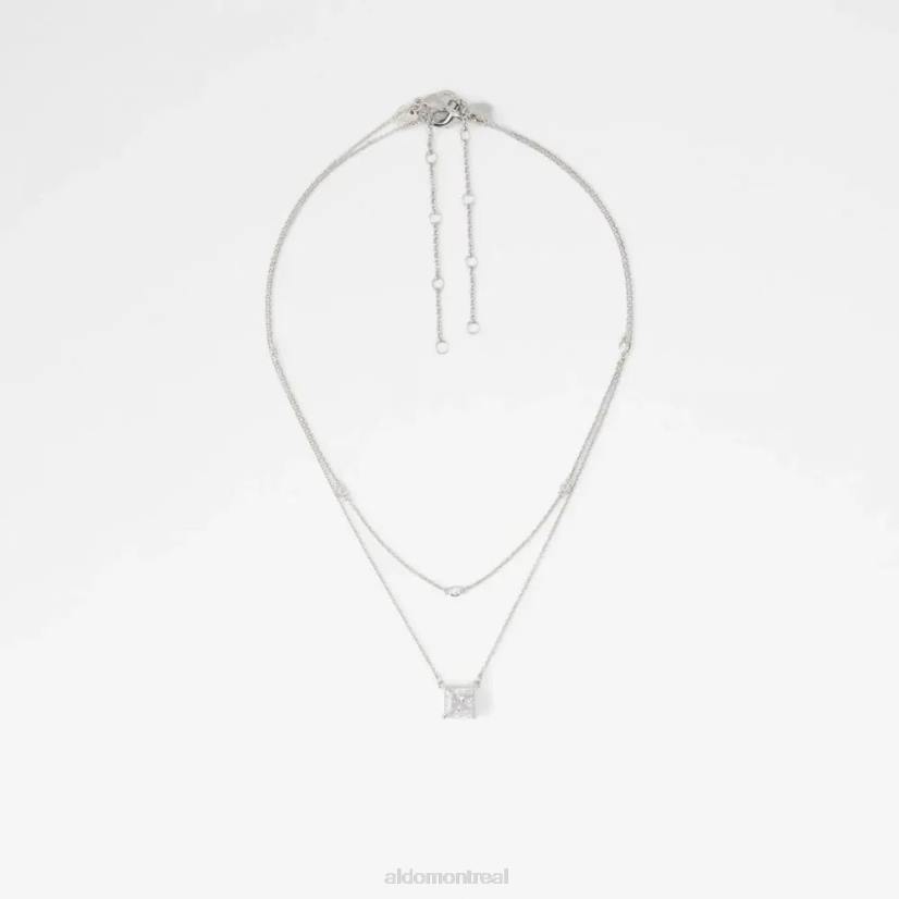 Aldo footwear sale VD8R5400 Aldo Collier à la mode en argent/clair, accessoires pour femmes, multi-manedegyn