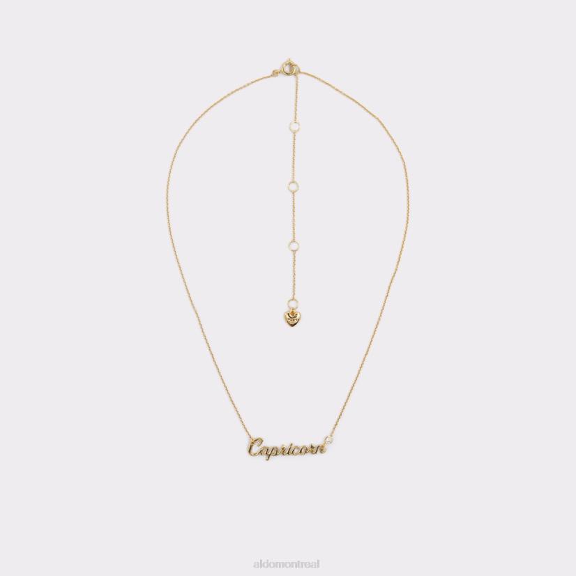 Aldo france VD8R10436 Aldo Collier zodia jaune à la mode, nouvel arrivage