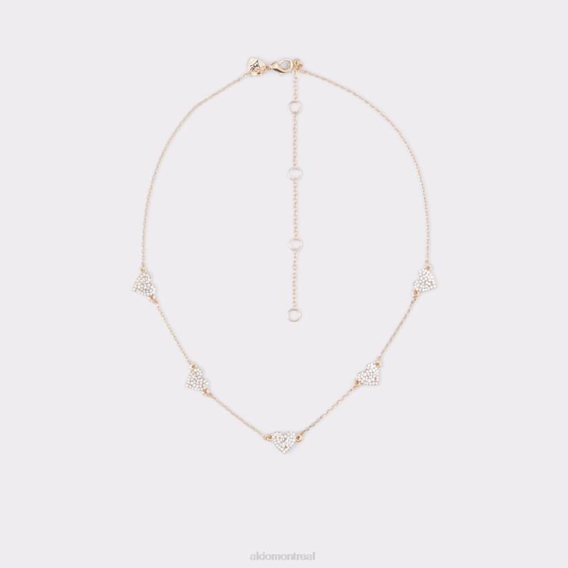 Aldo france VD8R10501 Aldo mode épuisé collier miroahar doré-clair multi