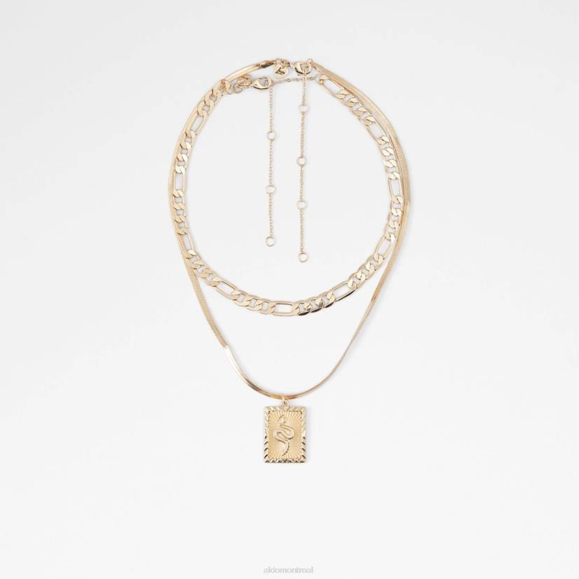 Aldo france VD8R2796 Aldo colliers thaejar de mode en or