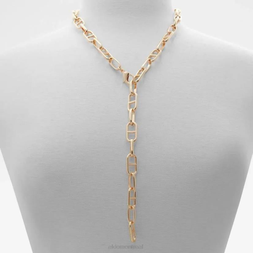 Aldo france VD8R5386 Aldo collier d\'accessoires pour femmes ellipse de mode en or