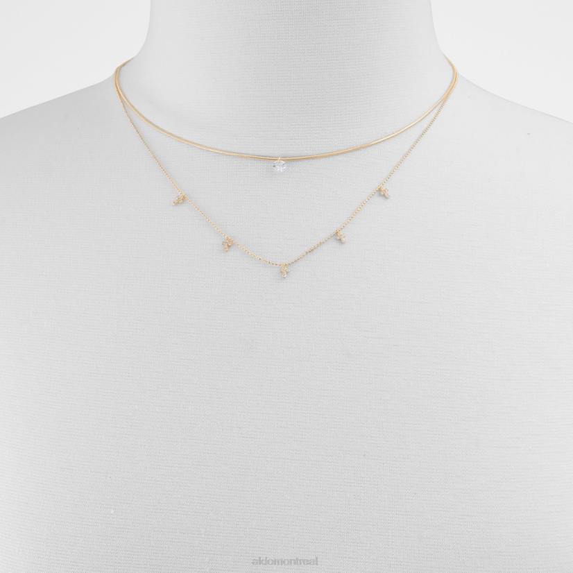 Aldo france chaussures homme VD8R10303 Aldo collier multi olendan doré et transparent à la mode