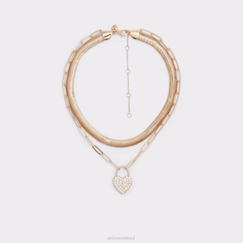 Aldo france chaussures homme VD8R10573 Aldo collier ceran multi-mode doré et transparent