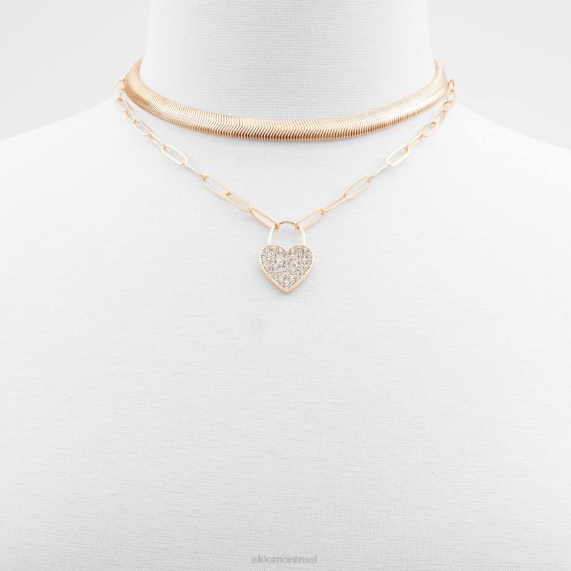 Aldo france chaussures homme VD8R10573 Aldo collier ceran multi-mode doré et transparent