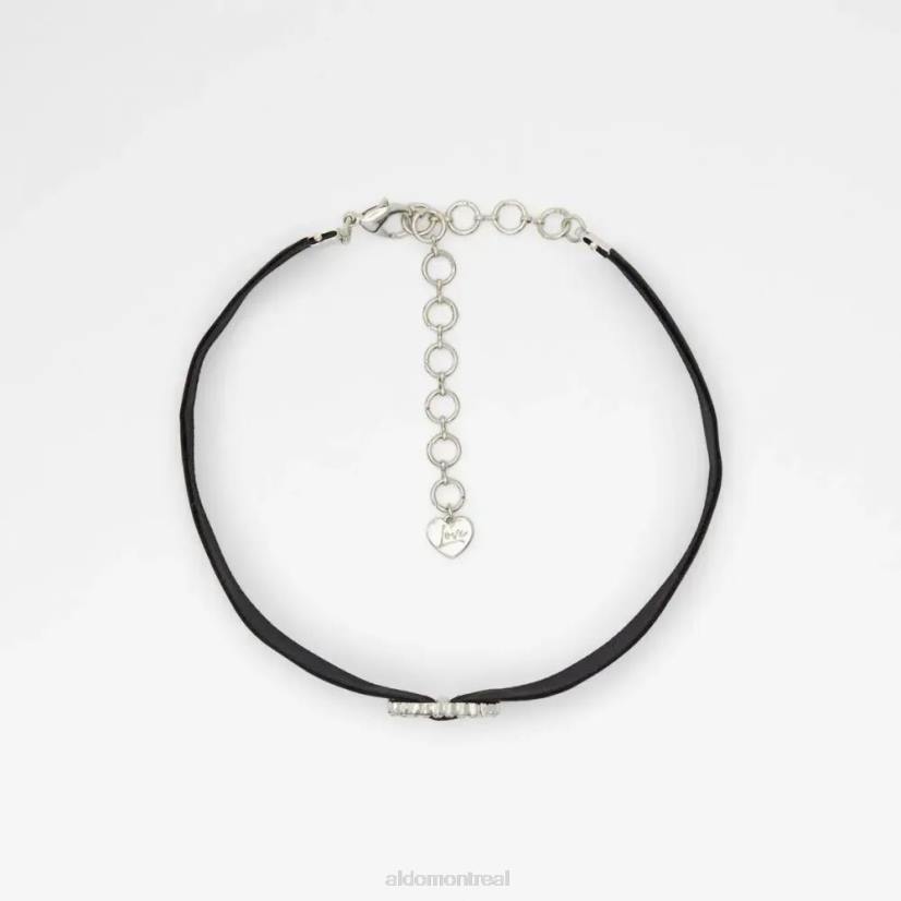 Aldo france chaussures homme VD8R5383 Aldo fashion pallas accessoires pour femmes collier noir/argent multi