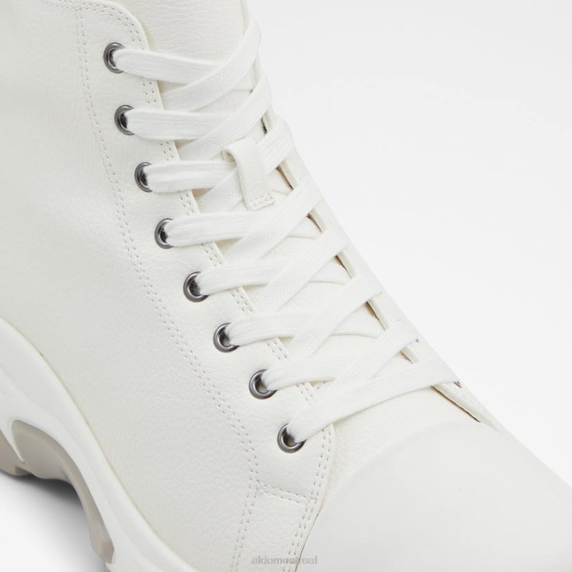 Aldo footwear sale VD8R10845 Aldo baskets montantes vertex blanches, semelle de jogging, mode