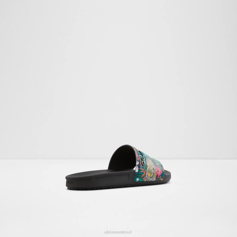 Aldo footwear sale VD8R11125 Aldo dinmore slide sandale mode noir multi
