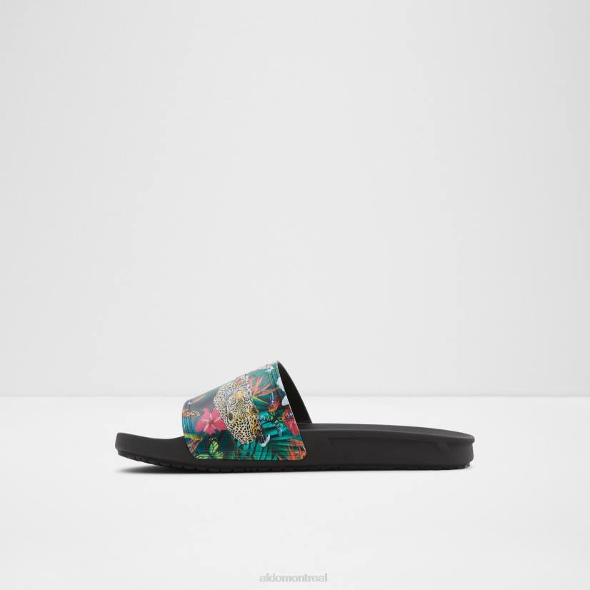 Aldo footwear sale VD8R11125 Aldo dinmore slide sandale mode noir multi