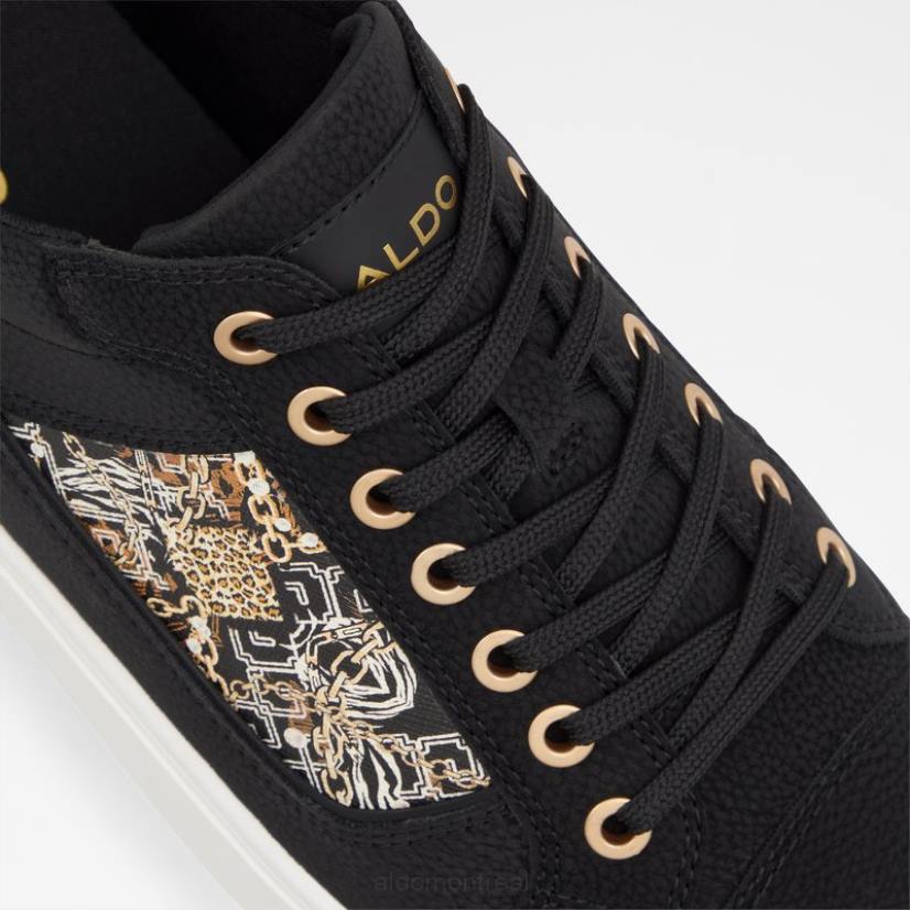 Aldo footwear sale VD8R1950 Aldo imprimé synthétique noir fashion popstep