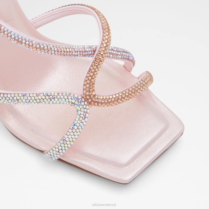 Aldo france VD8R3471 Aldo Mode rose clair nouveauté krolewna à lanières talon haut sandale talon aiguille
