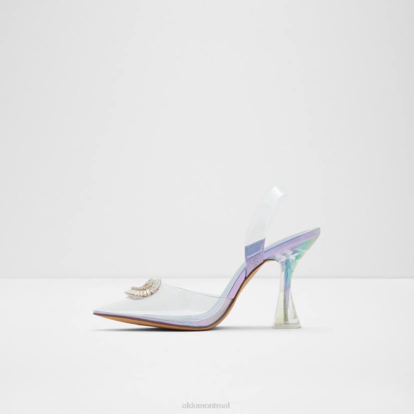 Aldo france VD8R9281 Aldo mode à votre santé fronde arrière talon haut violet