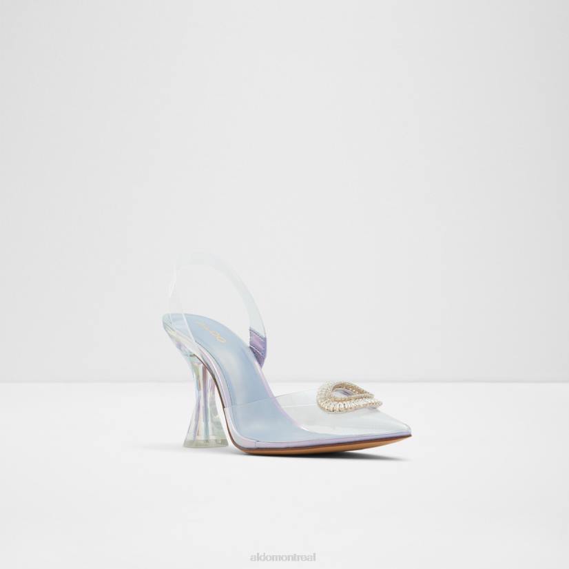 Aldo france VD8R9281 Aldo mode à votre santé fronde arrière talon haut violet