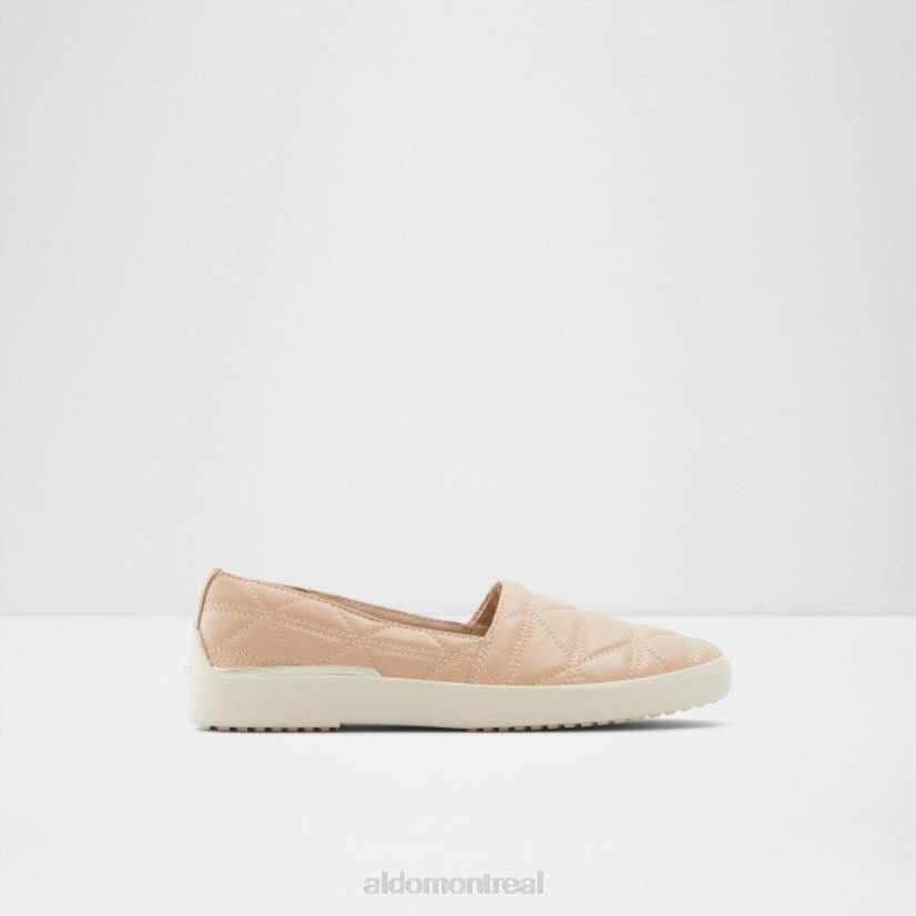 Aldo footwear sale VD8R2570 Aldo mocassins à la mode en matelassé beige à enfiler