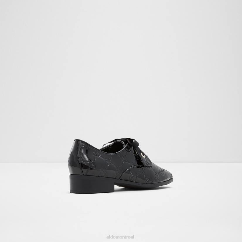Aldo footwear sale VD8R3685 Aldo chaussure richelieu agwenna vernie synthétique noire mode