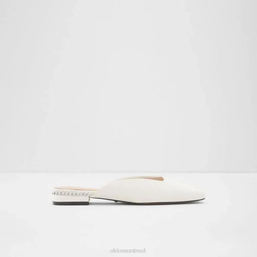 Aldo footwear sale VD8R6010 Aldo mule à bout carré pour femme pridiaflex blanche à la mode