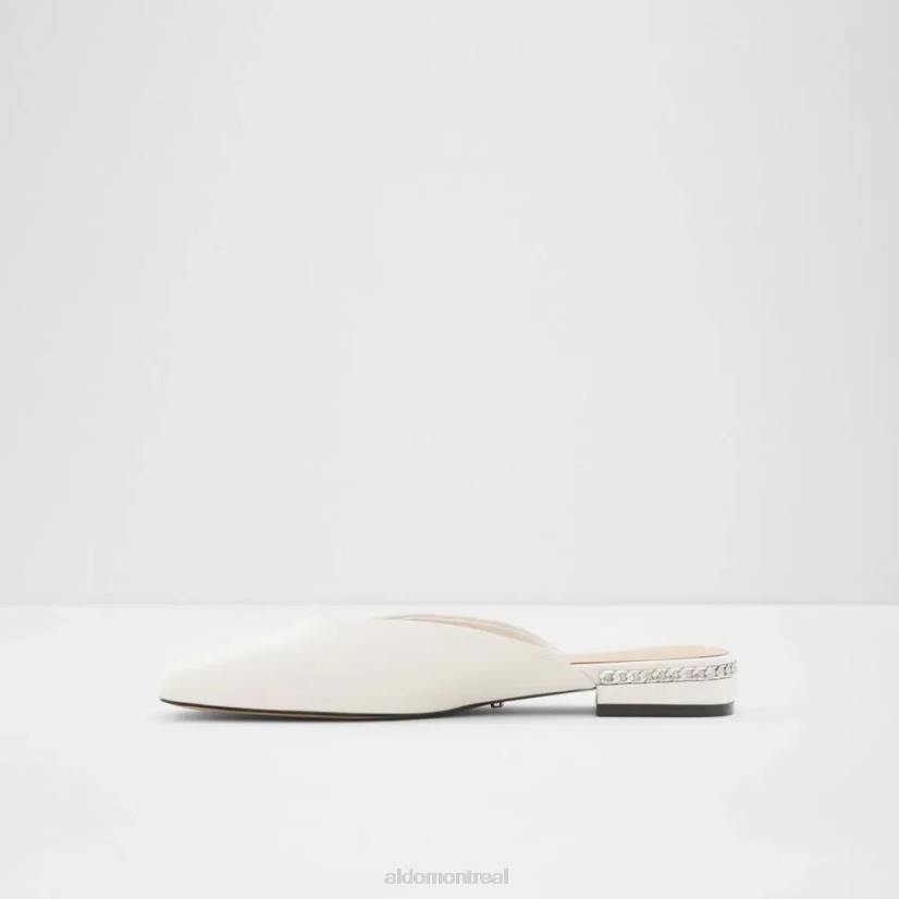 Aldo footwear sale VD8R6010 Aldo mule à bout carré pour femme pridiaflex blanche à la mode