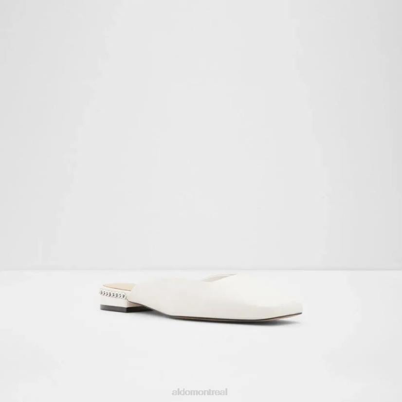 Aldo footwear sale VD8R6010 Aldo mule à bout carré pour femme pridiaflex blanche à la mode