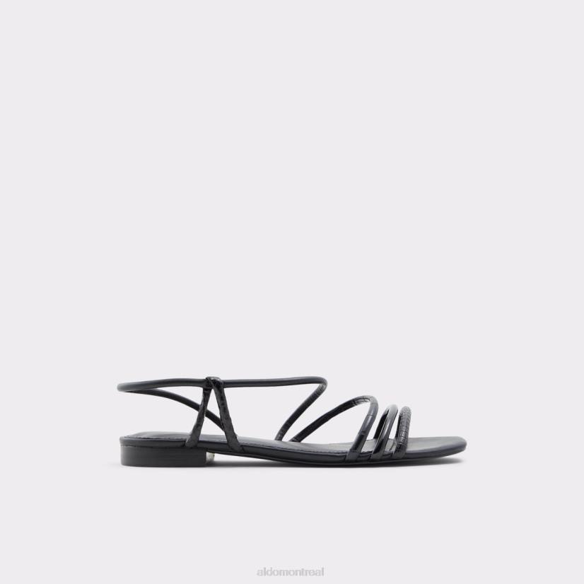 Aldo footwear sale VD8R7140 Aldo grymaw sandales plates mode noir