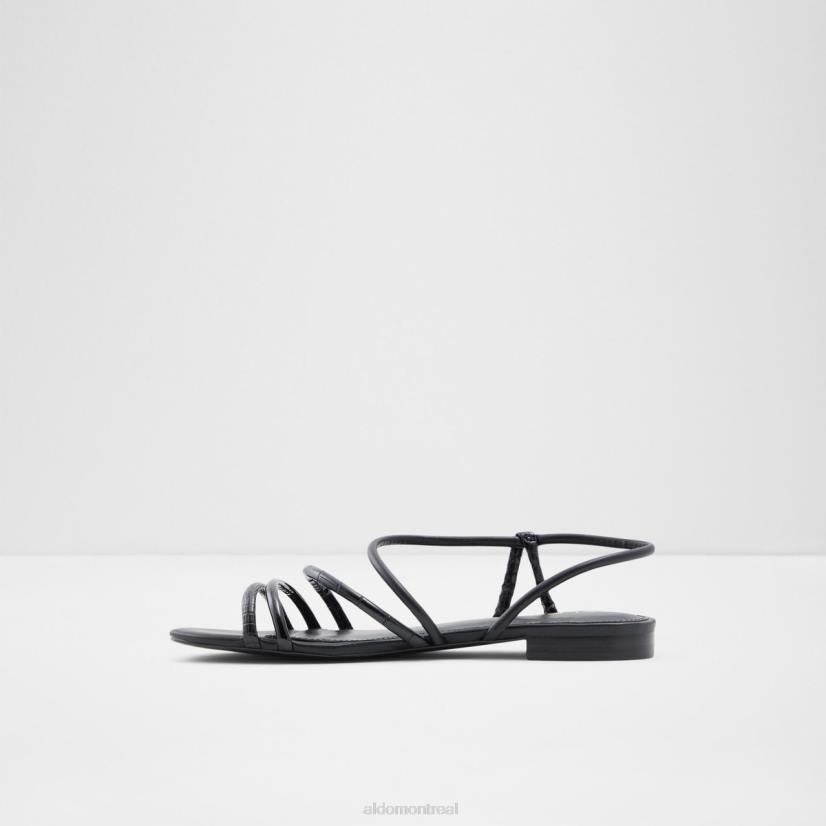 Aldo footwear sale VD8R7140 Aldo grymaw sandales plates mode noir