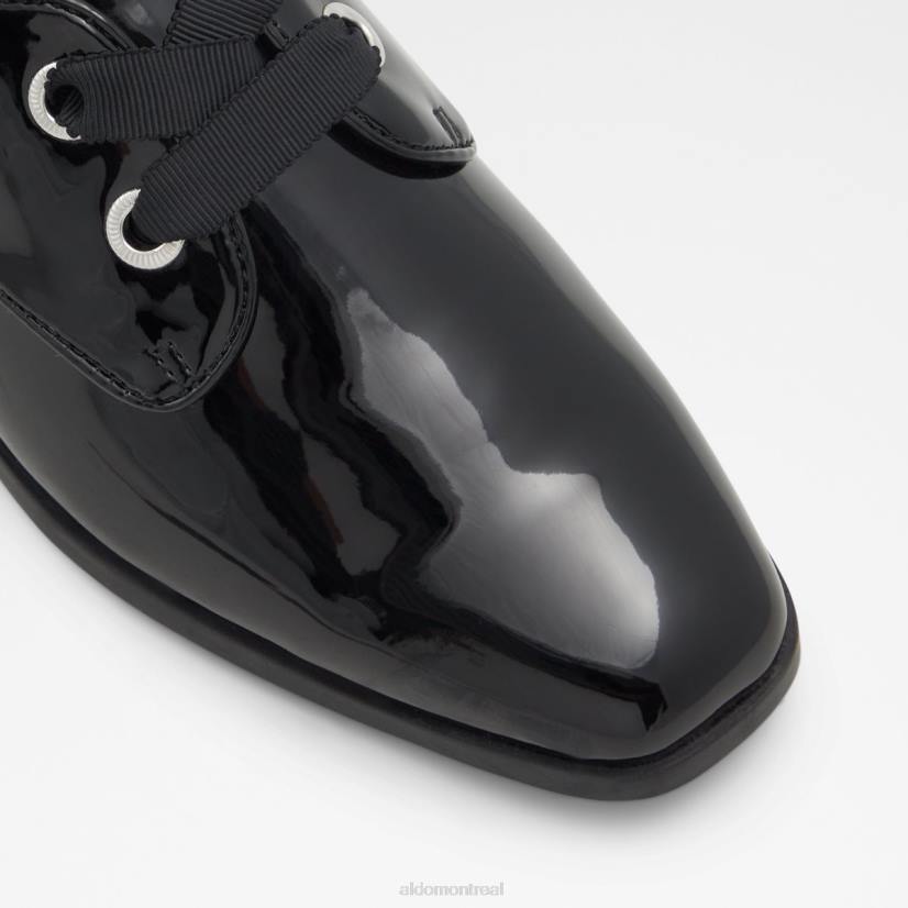 Aldo france chaussures homme VD8R9858 Aldo agwenna oxford chaussure noir synthétique verni mode