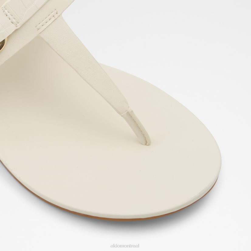 Aldo france sac VD8R3587 Aldo gannamaryn sandale à bride en T mode blanc