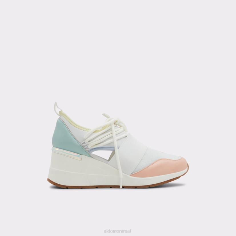 Aldo footwear VD8R3709 Aldo mode pastel multi chiara sneaker talon compensé