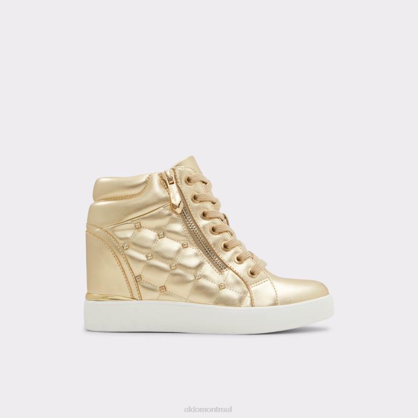Aldo footwear VD8R9344 Aldo baskets montantes dorées ailannah à talon compensé