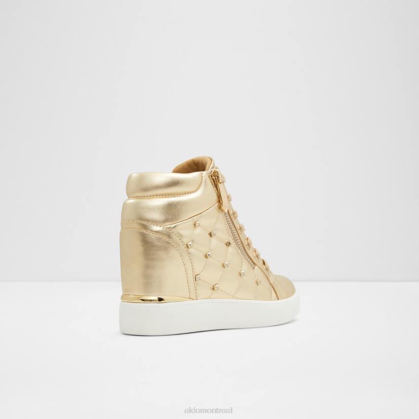 Aldo footwear VD8R9344 Aldo baskets montantes dorées ailannah à talon compensé