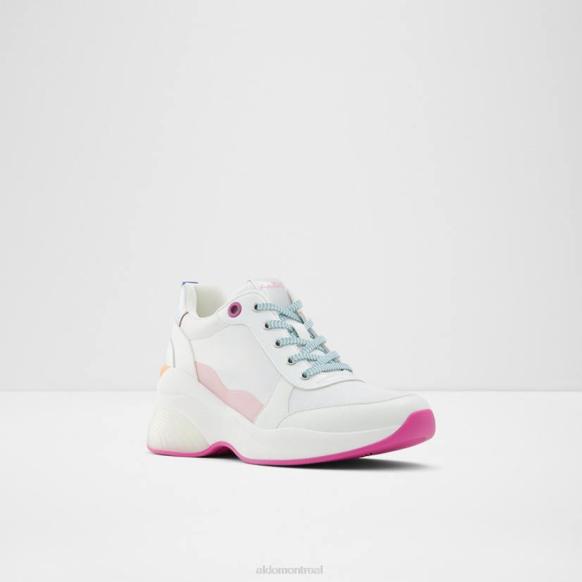 Aldo footwear VD8R9729 Aldo sneaker compensée Cerina blanche à la mode