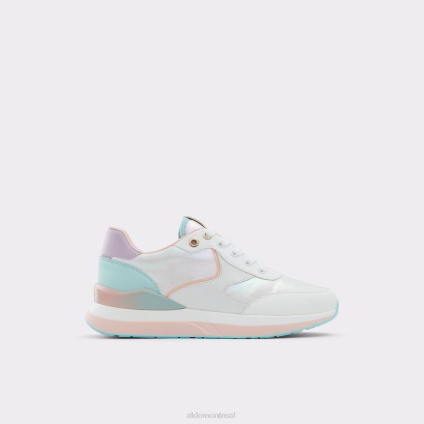 Aldo footwear sale VD8R3445 Aldo baskets compensées pastel multi azurio semelle de jogging mode
