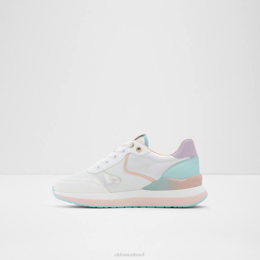 Aldo footwear sale VD8R3445 Aldo baskets compensées pastel multi azurio semelle de jogging mode