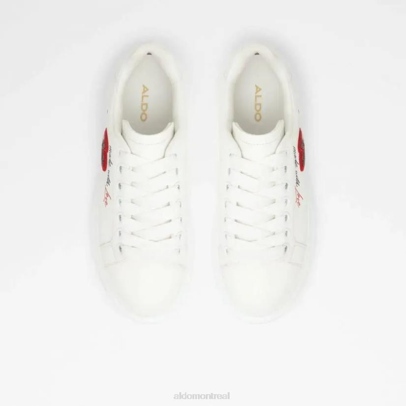 Aldo footwear sale VD8R4885 Aldo sneaker à lacets femme larealin blanche mode