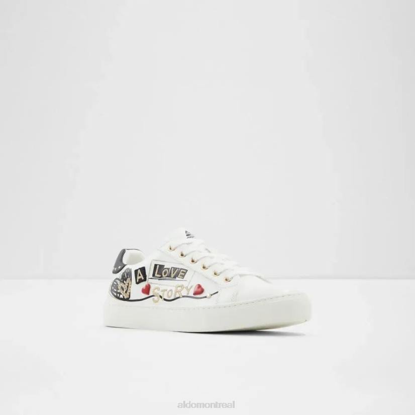 Aldo footwear sale VD8R5700 Aldo sneaker à lacets femme fashion lovestory blanche