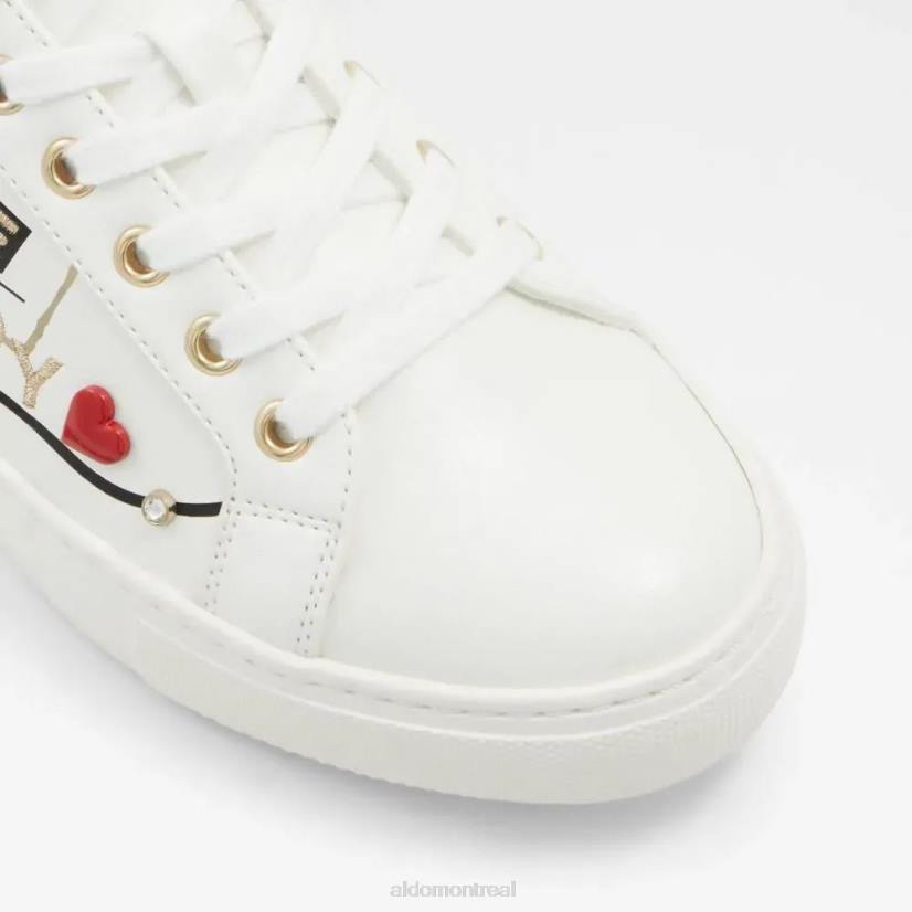 Aldo footwear sale VD8R5700 Aldo sneaker à lacets femme fashion lovestory blanche