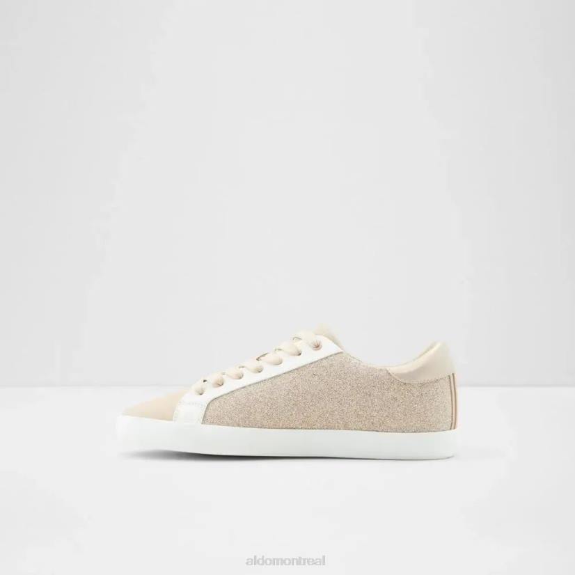 Aldo footwear sale VD8R5705 Aldo sneaker à lacets pour femme Gold Fashion Chaus
