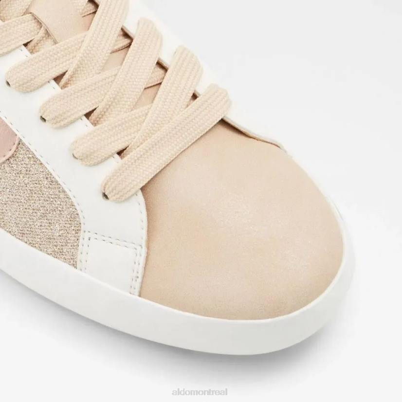 Aldo footwear sale VD8R5705 Aldo sneaker à lacets pour femme Gold Fashion Chaus