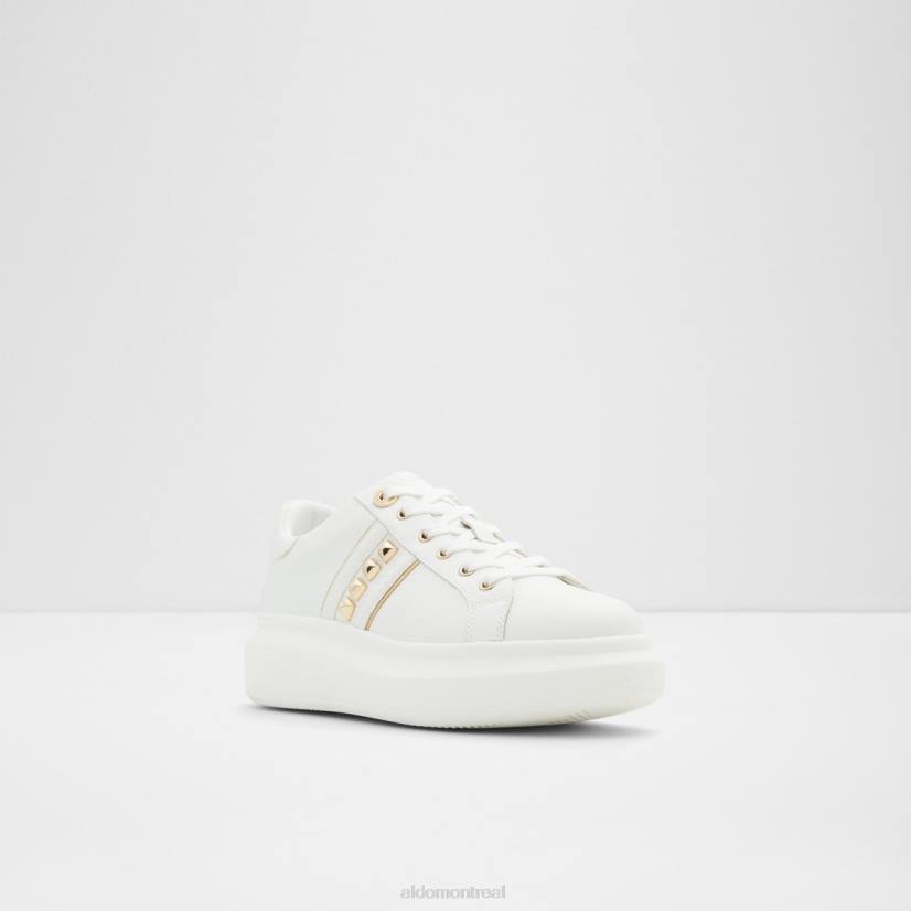 Aldo footwear sale VD8R9345 Aldo fashion larou sneaker basse plateforme blanc matière synthétique mixte
