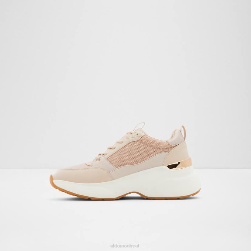 Aldo footwear sale VD8R9725 Aldo sneaker compensée goodvibes rose clair à talon micro compensé