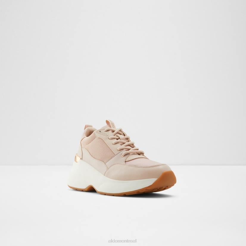 Aldo footwear sale VD8R9725 Aldo sneaker compensée goodvibes rose clair à talon micro compensé