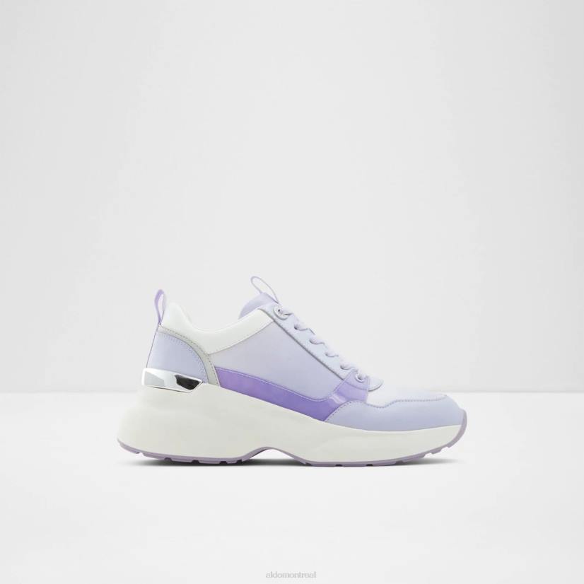 Aldo france chaussures homme VD8R2528 Aldo Baskets mi-hautes violettes à la mode, à lacets