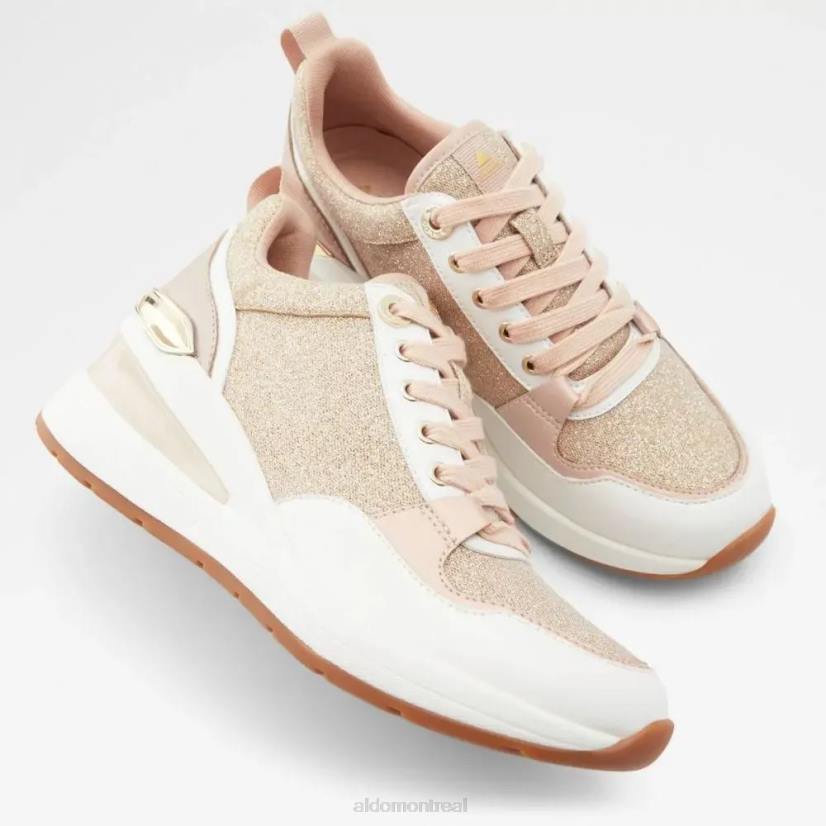 Aldo france chaussures homme VD8R4873 Aldo mode asilahan sneaker compensée pour femme or rose