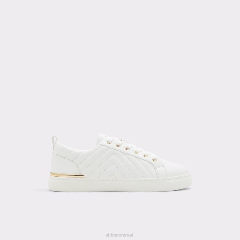 Aldo france chaussures homme VD8R9343 Aldo sneaker basse dilathielle matelassée synthétique blanche à semelle coupe