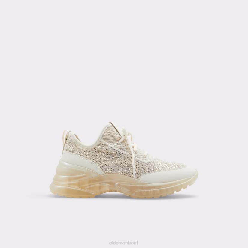 Aldo france sac VD8R3712 Aldo Baskets compensées Twilight beige clair à la mode, semelle de jogging