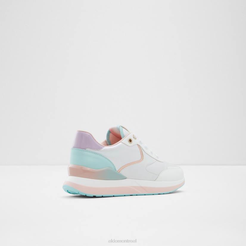 Aldo france sac VD8R9727 Aldo baskets compensées pastel multi azurio semelle de jogging mode