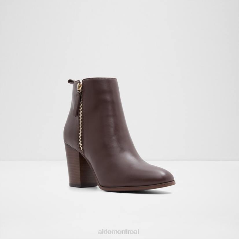 Aldo footwear VD8R294 Aldo cuir marron foncé lisse fashion noemieflex