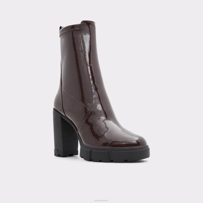 Aldo footwear VD8R3329 Aldo ilanna bottine semelle crantée marron foncé mode