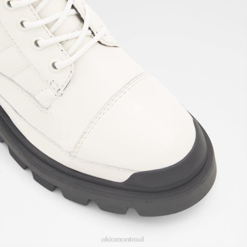 Aldo footwear VD8R549 Aldo mode courtepointe lisse en cuir blanc