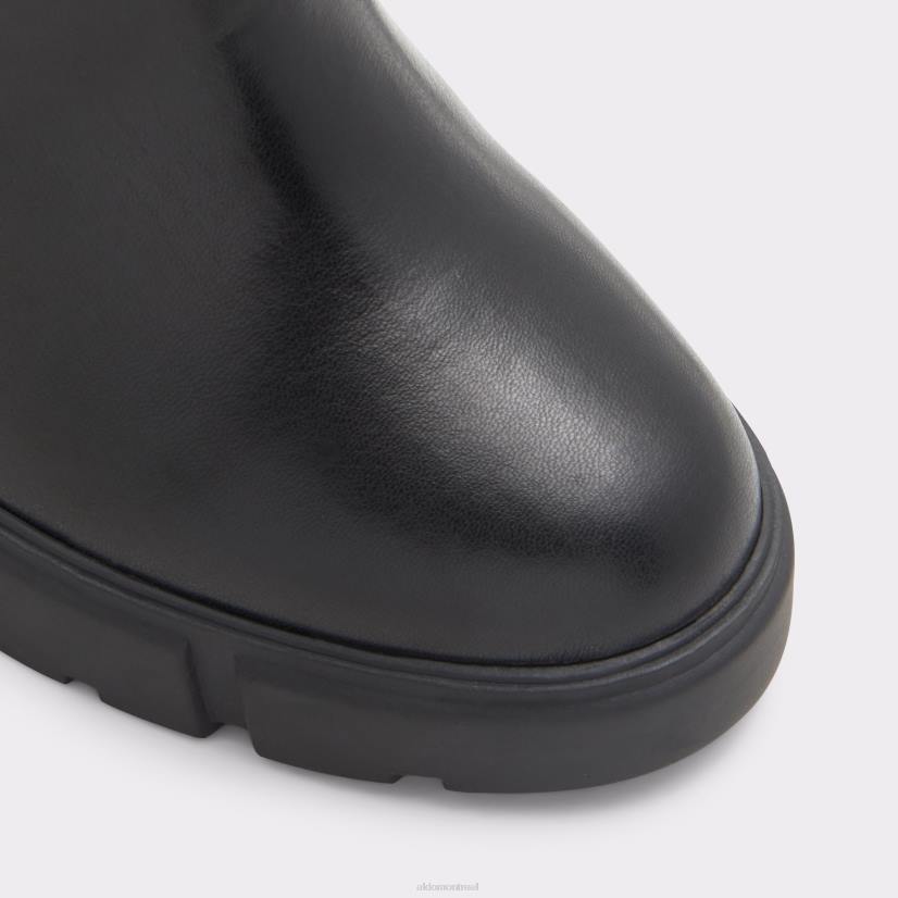 Aldo footwear VD8R9424 Aldo bottine ilanna synthétique lisse noire semelle crantée mode
