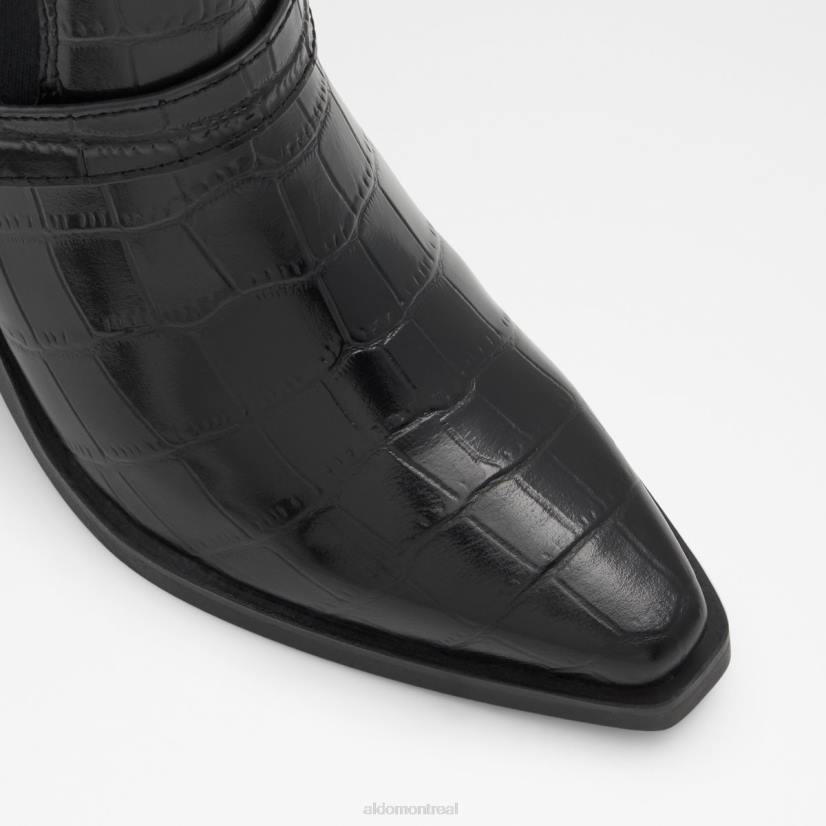 Aldo footwear VD8R9704 Aldo Bottines occidentales campera noires à la mode, talon bloc