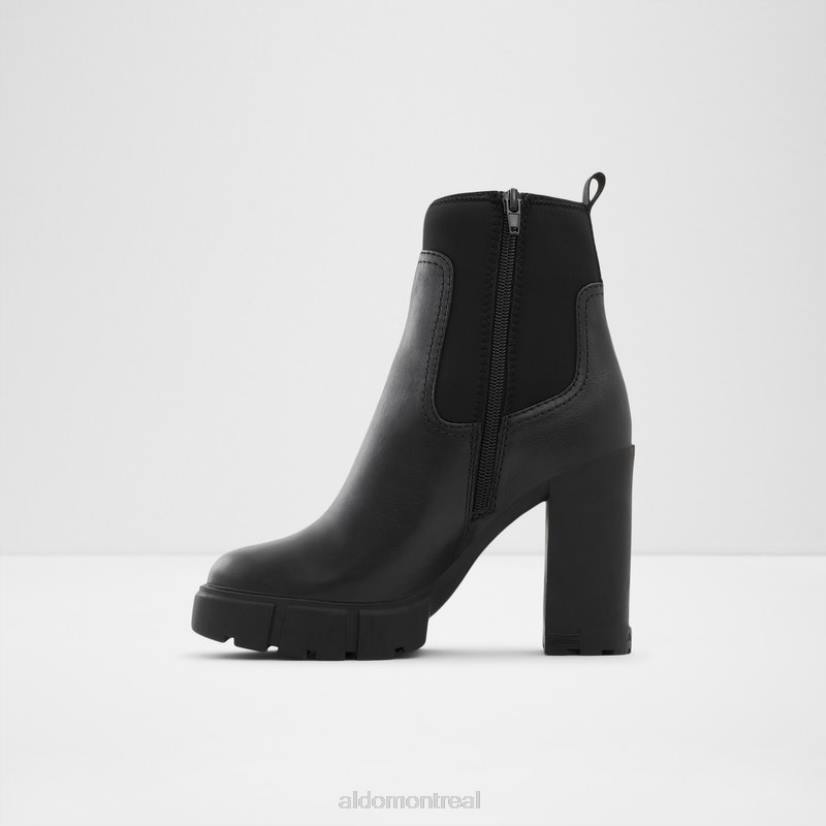 Aldo footwear sale VD8R10 Aldo mode cuir noir matière mixte plus audacieux